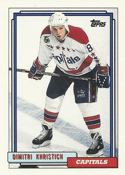 #470 Dmitri Khristich - Washington Capitals - 1992-93 Topps Hockey