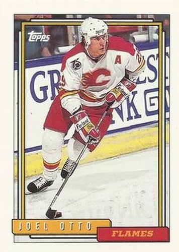 #471 Joel Otto - Calgary Flames - 1992-93 Topps Hockey