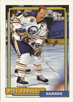 #473 Mike Ramsey - Buffalo Sabres - 1992-93 Topps Hockey