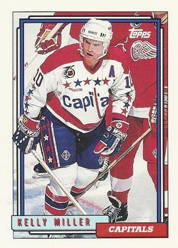 #479 Kelly Miller - Washington Capitals - 1992-93 Topps Hockey