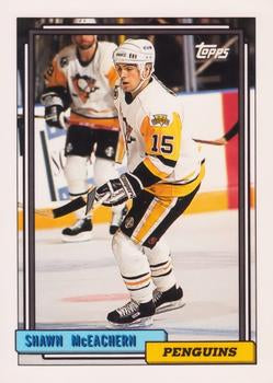 #481 Shawn McEachern - Pittsburgh Penguins - 1992-93 Topps Hockey