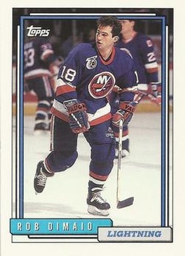 #488 Rob DiMaio - Tampa Bay Lightning - 1992-93 Topps Hockey