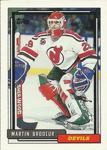 #513 Martin Brodeur - New Jersey Devils - 1992-93 Topps Hockey