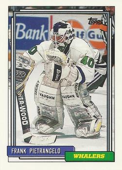 #522 Frank Pietrangelo - Hartford Whalers - 1992-93 Topps Hockey