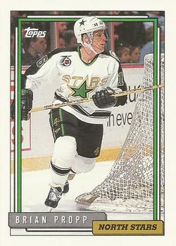 #65 Brian Propp - Minnesota North Stars - 1992-93 Topps Hockey