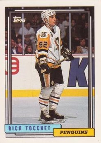 #70 Rick Tocchet - Pittsburgh Penguins - 1992-93 Topps Hockey