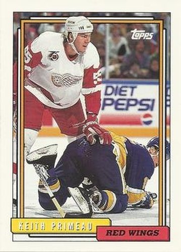 #99 Keith Primeau - Detroit Red Wings - 1992-93 Topps Hockey