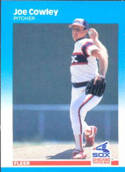 #491 Joe Cowley - Chicago White Sox - 1987 Fleer Baseball