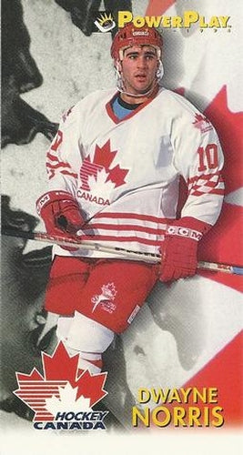 #491 Dwayne Norris - Canada - 1993-94 Fleer PowerPlay Hockey