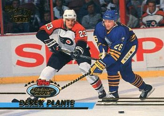 #491 Derek Plante - Buffalo Sabres - 1993-94 Stadium Club Hockey