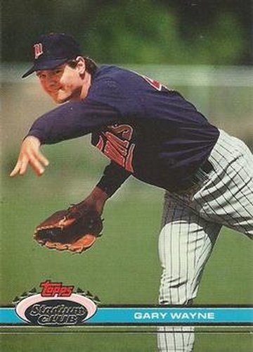 #491 Gary Wayne - Minnesota Twins - 1991 Stadium Club Baseball