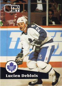 #491 Lucien DeBlois - 1991-92 Pro Set Hockey