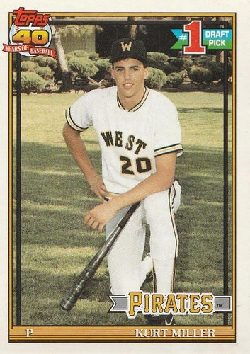 #491 Kurt Miller - Pittsburgh Pirates - 1991 O-Pee-Chee Baseball