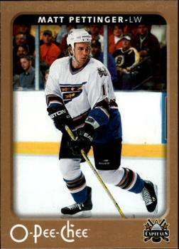#491 Matt Pettinger - Washington Capitals - 2006-07 O-Pee-Chee Hockey