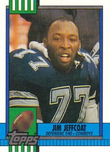 #491 Jim Jeffcoat - Dallas Cowboys - 1990 Topps Football
