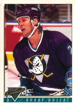 #491 Bobby Dollas - Anaheim Mighty Ducks - 1993-94 O-Pee-Chee Premier Hockey
