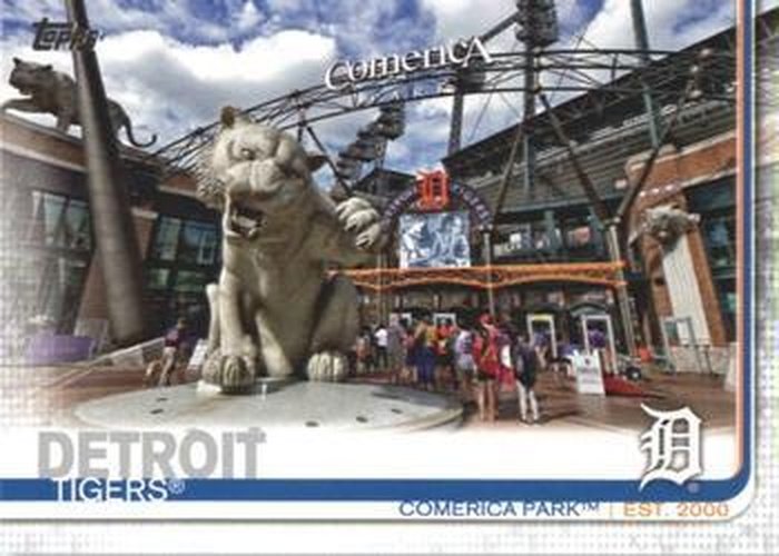 #491 Comerica Park - Detroit Tigers - 2019 Topps Baseball