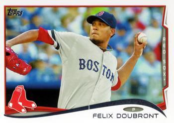 #491 Felix Doubront - Boston Red Sox - 2014 Topps Baseball