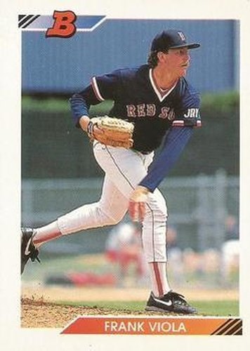 #491 Frank Viola - Boston Red Sox - 1992 Bowman Baseball