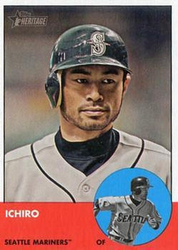 #491 Ichiro - Seattle Mariners - 2012 Topps Heritage Baseball