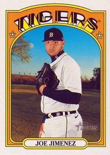 #491 Joe Jimenez - Detroit Tigers - 2021 Topps Heritage Baseball