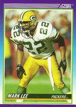 #491 Mark Lee - Green Bay Packers - 1990 Score Football