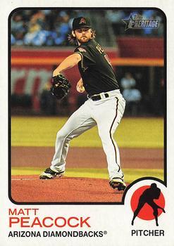 #491 Matt Peacock - Arizona Diamondbacks - 2022 Topps Heritage Baseball