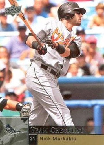 #491 Nick Markakis - Baltimore Orioles - 2009 Upper Deck Baseball