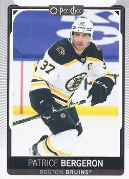 #491 Patrice Bergeron - Boston Bruins - 2021-22 O-Pee-Chee Hockey
