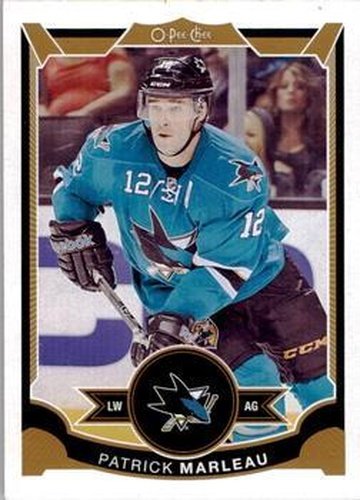 #491 Patrick Marleau - San Jose Sharks - 2015-16 O-Pee-Chee Hockey