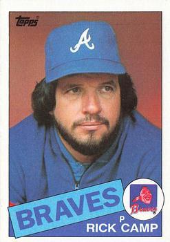 #491 Rick Camp - Atlanta Braves - 1985 Topps Baseball