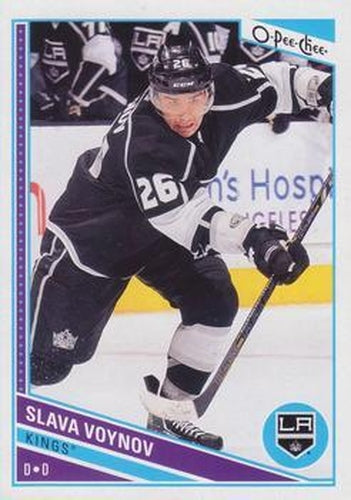#491 Slava Voynov - Los Angeles Kings - 2013-14 O-Pee-Chee Hockey