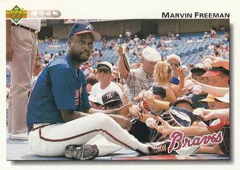 #491 Marvin Freeman - Atlanta Braves - 1992 Upper Deck Baseball