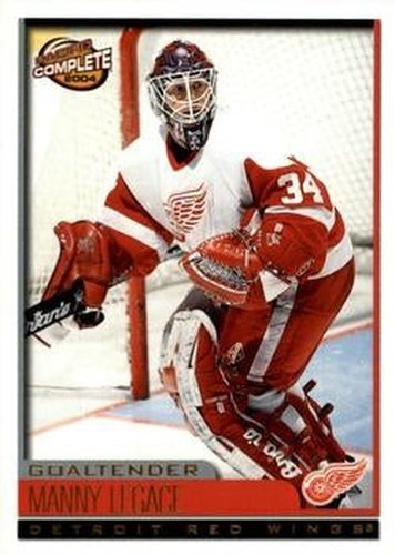 #491 Manny Legace - Detroit Red Wings - 2003-04 Pacific Complete Hockey
