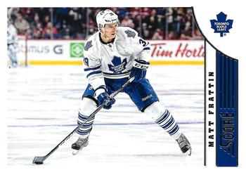 #491 Matt Frattin - Toronto Maple Leafs - 2013-14 Score Hockey