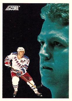 #491 Brian Leetch - New York Rangers - 1992-93 Score USA Hockey