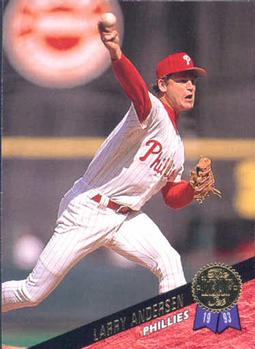 #491 Larry Andersen - Philadelphia Phillies - 1993 Leaf Baseball