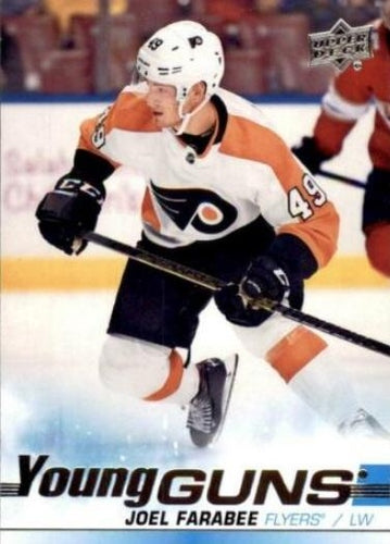 #491 Joel Farabee - Philadelphia Flyers - 2019-20 Upper Deck Hockey