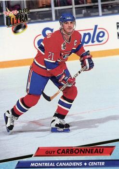 #102 Guy Carbonneau - Montreal Canadiens - 1992-93 Ultra Hockey