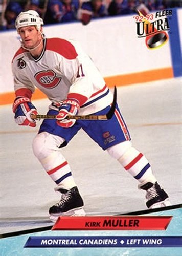 #107 Kirk Muller - Montreal Canadiens - 1992-93 Ultra Hockey