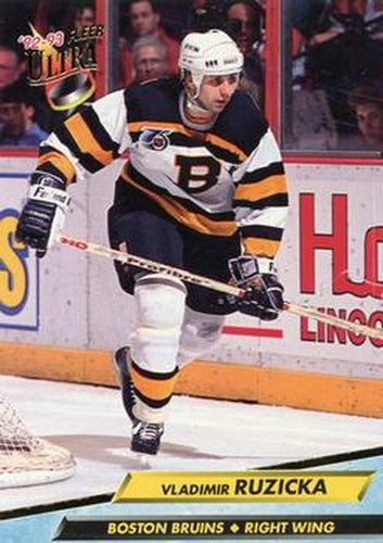 #10 Vladimir Ruzicka - Boston Bruins - 1992-93 Ultra Hockey