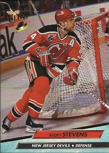 #119 Scott Stevens - New Jersey Devils - 1992-93 Ultra Hockey