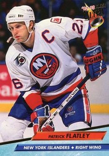 #125 Patrick Flatley - New York Islanders - 1992-93 Ultra Hockey