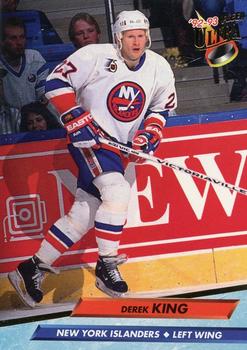 #128 Derek King - New York Islanders - 1992-93 Ultra Hockey