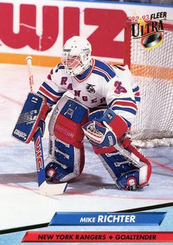 #142 Mike Richter - New York Rangers - 1992-93 Ultra Hockey