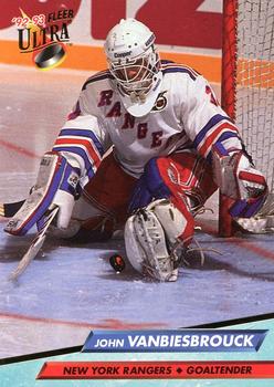 #144 John Vanbiesbrouck - New York Rangers - 1992-93 Ultra Hockey