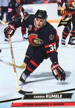 #148 Darren Rumble - Ottawa Senators - 1992-93 Ultra Hockey