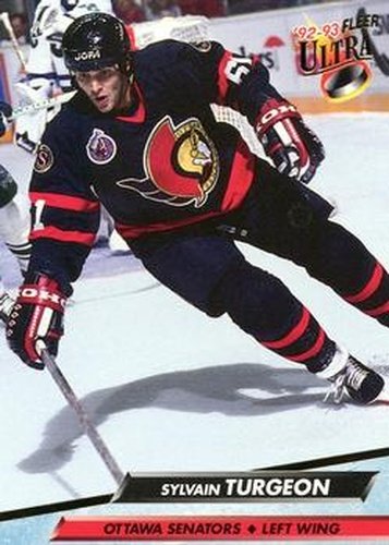 #149 Sylvain Turgeon - Ottawa Senators - 1992-93 Ultra Hockey