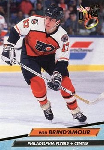 #152 Rod Brind'Amour - Philadelphia Flyers - 1992-93 Ultra Hockey