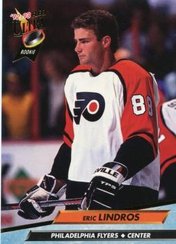 #157 Eric Lindros - Philadelphia Flyers - 1992-93 Ultra Hockey